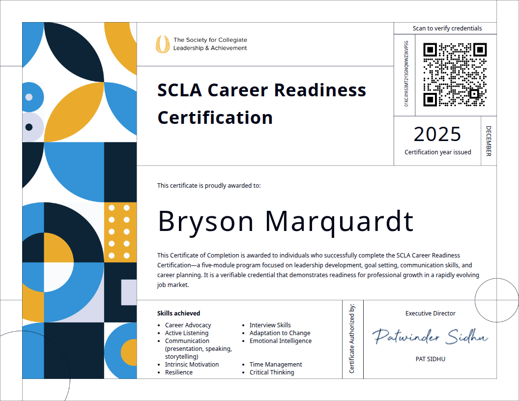 Career Readiness Certificate