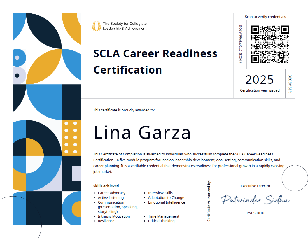 Career Readiness Certificate