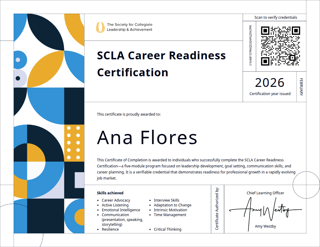 Career Readiness Certificate