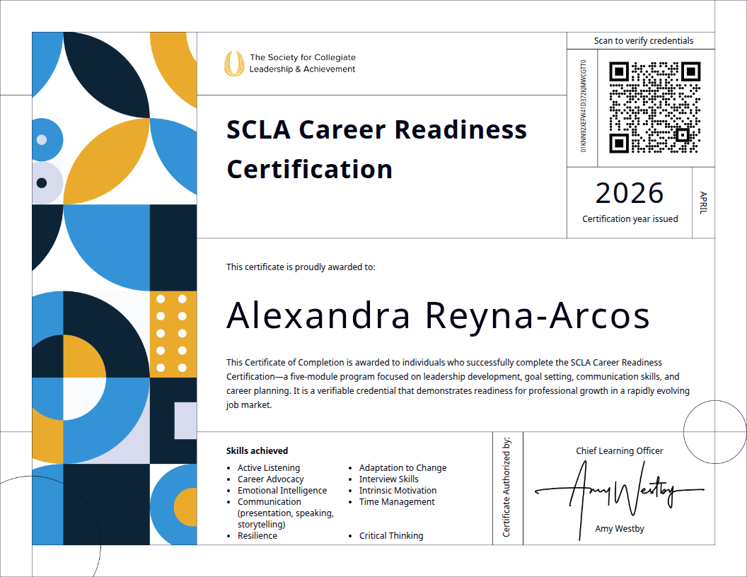 Career Readiness Certificate